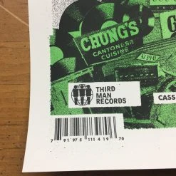 Jack White - 2019 The Silent Giants Poster Detroit, MI Third Man Records Gig Posters