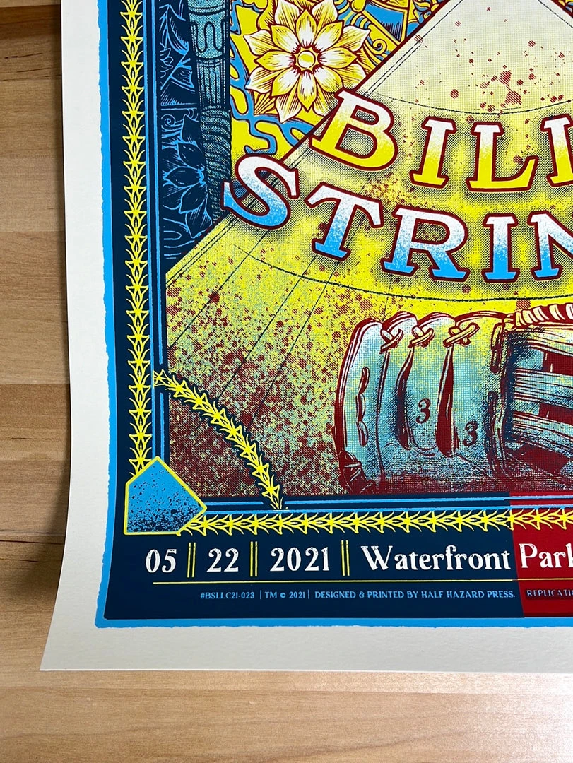 Half Hazzard Press Billy Strings - 2021 Half Hazard Poster Louisville, KY 5/22 Gig Posters 8 Half Hazzard Press Billy Strings - 2021 Half Hazard Poster Louisville, KY 5/22 Gig Posters
