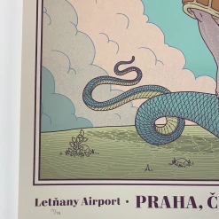 Metallica - 2019 Tyler Skaggs Poster Prague, Praha Gig Posters