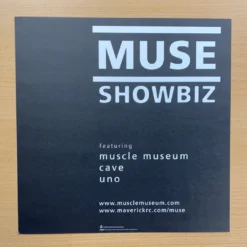 Sold Out Posters Gig Posters Muse - 1999 Original Vinyl Poster Insert 12.31x12.31 Record Art