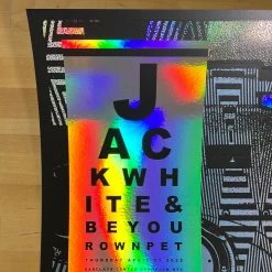 Gig Posters Jack White - 2022 The Silent Giants Poster Brooklyn, New York X/83 10 Gig Posters Jack White - 2022 The Silent Giants Poster Brooklyn, New York X/83