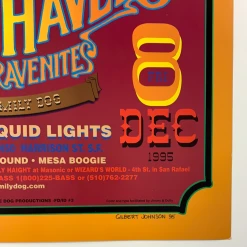 Gig Posters FD/ID 3 Mose Allison - 1995 Gilbert V. Johnson Poster Maritime Hall San Fran 1st