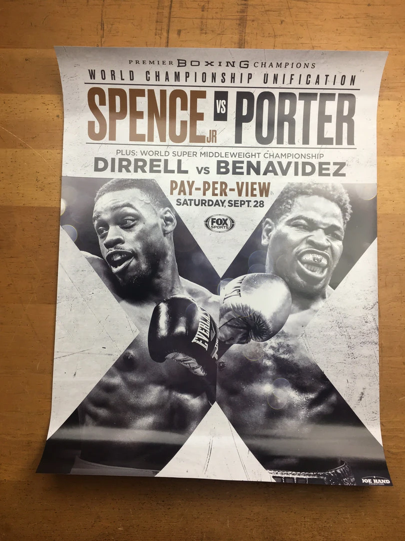 Sold Out Posters Boxing - 2019 Poster Spence Jr. Vs Porter 4 Sold Out Posters Boxing - 2019 Poster Spence Jr. Vs Porter