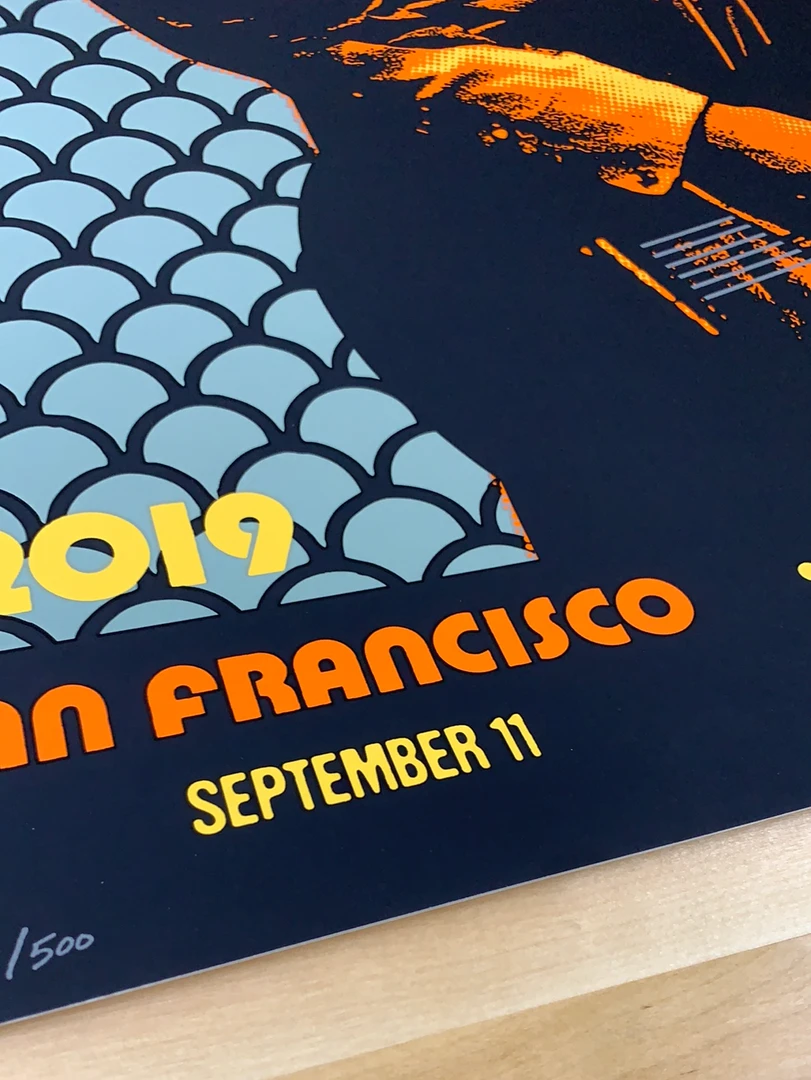 Eric Clapton - 2019 Scrojo Poster USA Tour Vegas, Phoenix, San Fran Gig Posters 8 Eric Clapton - 2019 Scrojo Poster USA Tour Vegas, Phoenix, San Fran Gig Posters