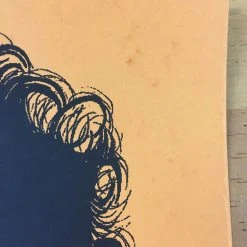 Bob Dylan The Rolling Stone - 2014 Brian Methe Art Print Orange Variant 14 Bob Dylan The Rolling Stone - 2014 Brian Methe Art Print Orange Variant