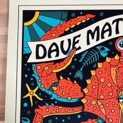 Methane Studios Gig Posters Dave Matthews Band - 2021 Methane Poster West Palm Beach, FL 7/31