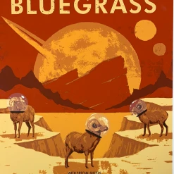 Greensky Bluegrass - 2017 John Vogl Poster Morrison, CO Red Rocks