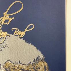 Colorado Yonder Mountain String Band - 2010 Brian Langeliers Poster Telluride, CO