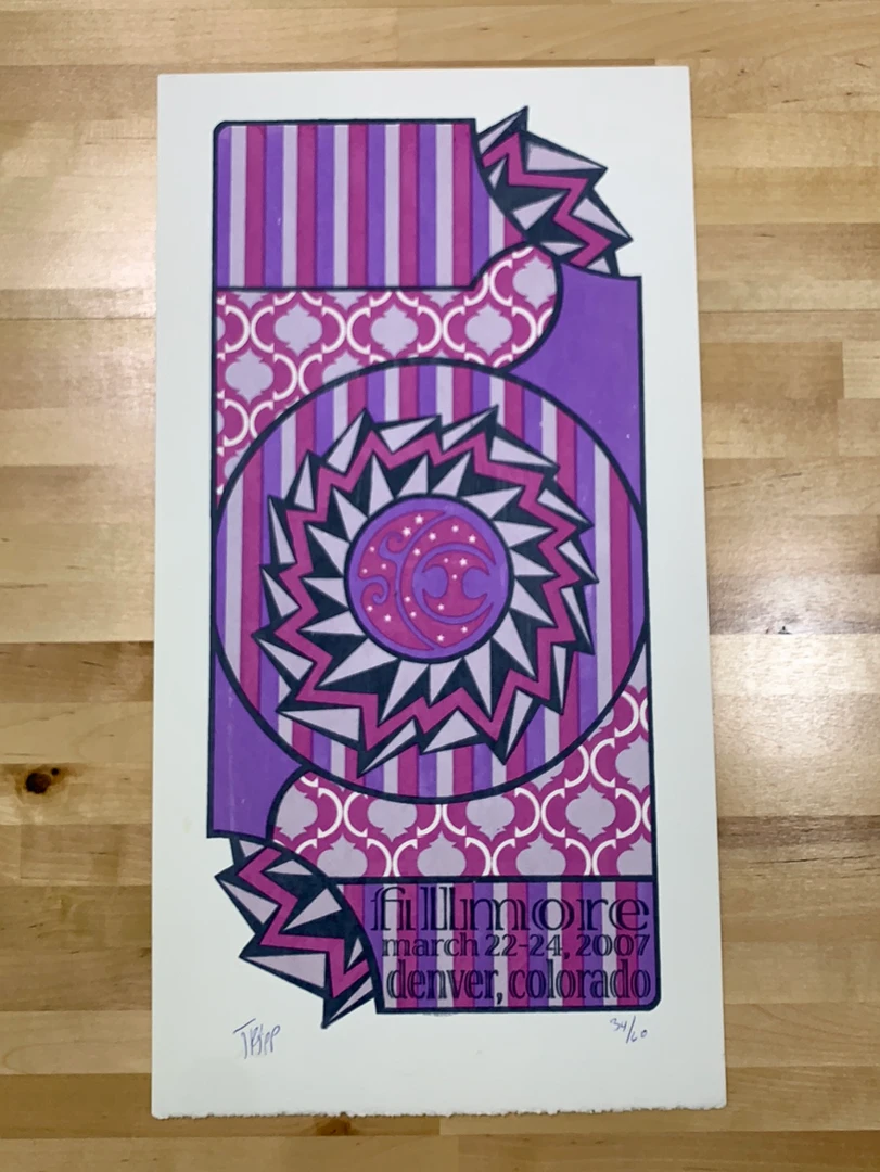 Yonder Mountain String Band - 2007 Tripp Poster Denver, CO The Fillmore Colorado 4 Yonder Mountain String Band - 2007 Tripp Poster Denver, CO The Fillmore Colorado