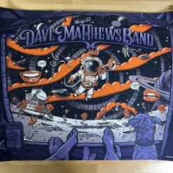 Gig Posters Dave Matthews Band - 2021 Darin Shock Poster Cincinnati, OH 9 Gig Posters Dave Matthews Band - 2021 Darin Shock Poster Cincinnati, OH