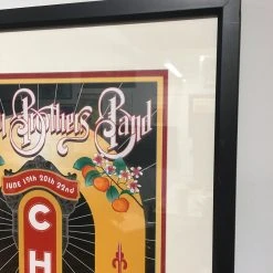 The Allman Brothers Band - 2002 Daniel Bretz Poster Chicago FRAMED
