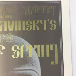 Igor Stravinsky's Rite Of Spring - 2013 Dan MacAdam Crosshair Poster Chicago, IL