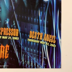 Metallica - 2003 Poster Rex Ray Fillmore Auditorium San Fran 1st Gig Posters 12 Metallica - 2003 Poster Rex Ray Fillmore Auditorium San Fran 1st Gig Posters