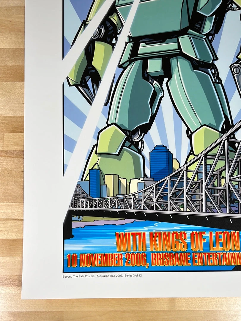 Pearl Jam - 2006 Joe Whyte Poster Brisbane, AUS Kings Of Leon 8 Pearl Jam - 2006 Joe Whyte Poster Brisbane, AUS Kings Of Leon