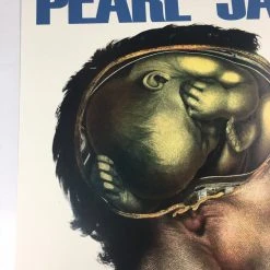 Pearl Jam - 2018 Matt Cunningham Poster Chicago, IL Wrigley Field (Blue Variant)