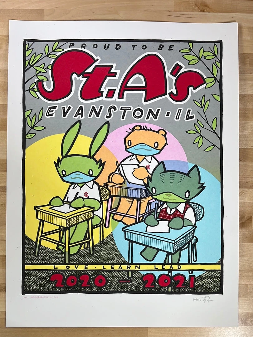 Art Prints St. A's - 2020-2021 Jay Ryan Poster Evanston, IL 4 Art Prints St. A's - 2020-2021 Jay Ryan Poster Evanston, IL