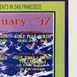 MHP 26 David Crosby - 1997 Mike Dolgushkin Poster Maritime Hall San Fran 1st