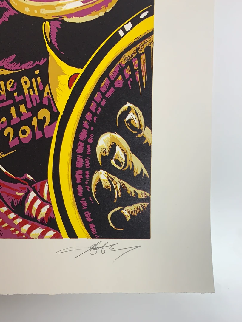 Umphrey's McGee 2012 - AJ Masthay Poster Philadelphia, PA 7 Umphrey's McGee 2012 - AJ Masthay Poster Philadelphia, PA