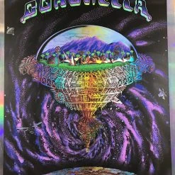 Coachella - 2011 EMEK Poster Purple Mirror FOIL Variant Edition 3/5 Signed