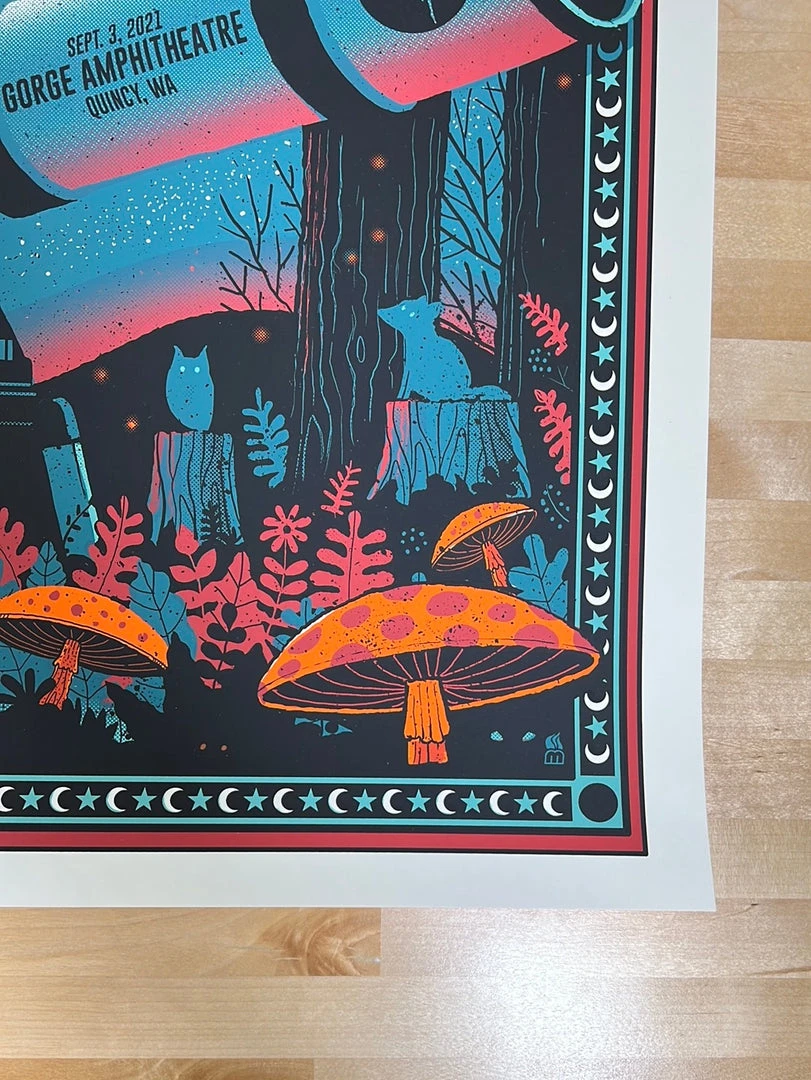 Methane Studios Dave Matthews Band - 2021 Methane Poster George, WA 9/3 7 Methane Studios Dave Matthews Band - 2021 Methane Poster George, WA 9/3