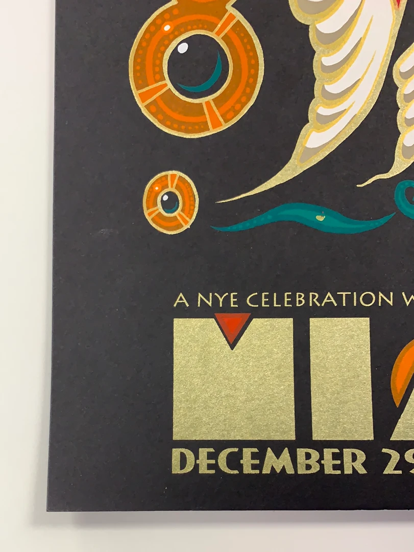 Gig Posters Phish - 2009 Jeff Wood Poster Miami, FL NYE 7 Gig Posters Phish - 2009 Jeff Wood Poster Miami, FL NYE