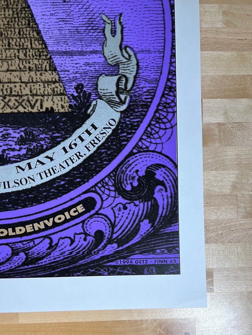 Gig Posters Anthrax - 1994 Matt Getz Poster Hollywood, Fresno, CA 7 Gig Posters Anthrax - 1994 Matt Getz Poster Hollywood, Fresno, CA