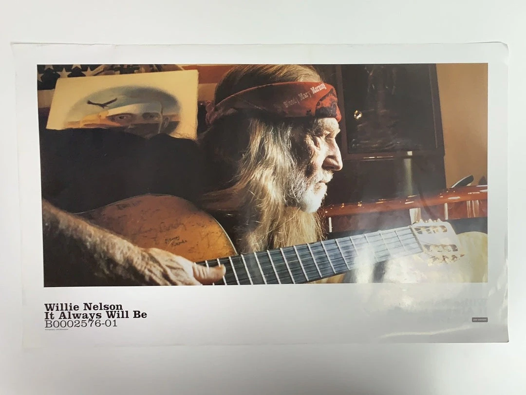 Sold Out Posters Willie Nelson - Original Promo Poster Vinyl Insert 24x15 Record Art 4 Sold Out Posters Willie Nelson - Original Promo Poster Vinyl Insert 24x15 Record Art