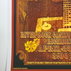 Bo Diddley - 2006 Bob Masse Signed Poster Richmond, BC