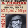 Willie Nelson - 2004 Franks Brothers 10/31 Poster Bryan, TX