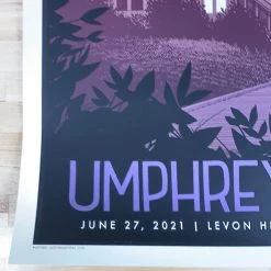 Gig Posters Umphrey's McGee - 2021 Justin Santora Poster Woodstock, NY