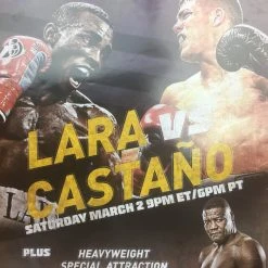 Sold Out Posters Boxing - 2019 Poster Lara Vs Castano