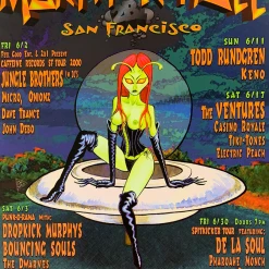 Dave Normal Gig Posters MHP 93 Dropkick Murphys - 2000 Poster Maritime Hall San Fran 1st