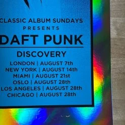 Daft Punk - 2016 Tim Doyle Poster Discovery FOIL