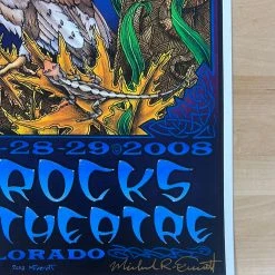 Widespread Panic - 2008 Michael Everett Poster Red Rocks, Morrison, CO 12 Widespread Panic - 2008 Michael Everett Poster Red Rocks, Morrison, CO