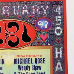 MHP 27 Merle Haggard - 1997 Lee Conklin Poster Maritime Hall San Fran 1st Gig Posters