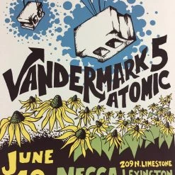 Vandermark 5 - 2004 Cricket Press Poster Lexington, KY Mecca Gig Posters
