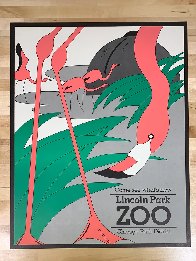 Sold Out Posters Lincoln Park Zoo - 1970's Art Print Poster Original Vintage 4 Sold Out Posters Lincoln Park Zoo - 1970's Art Print Poster Original Vintage