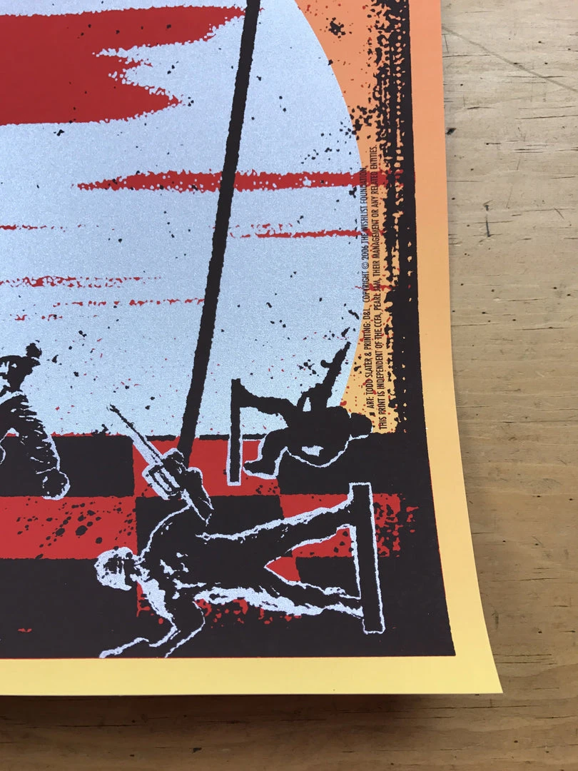 Gig Posters Pearl Jam - 2006 Todd Slater Poster CCFA Australia Hawaii SE SILVER 7 Gig Posters Pearl Jam - 2006 Todd Slater Poster CCFA Australia Hawaii SE SILVER