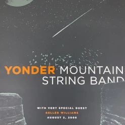 Yonder Mountain String Band - 2008 Anthem Branding Poster Red Rocks Morrison, CO