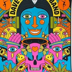 Methane Studios Dave Matthews Band - 2021 Methane Poster Irvine, CA