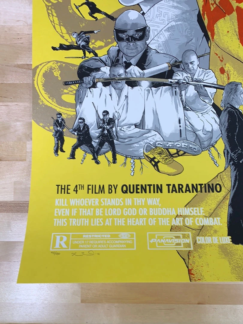 A Roaring Rampage Of Revenge! - 2021 Joshua Budich Poster Kill Bill Movie/TV Posters 8 A Roaring Rampage Of Revenge! - 2021 Joshua Budich Poster Kill Bill Movie/TV Posters