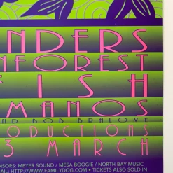 FD/ID 14 Merl Saunders - 1996 David Singer Poster Maritime Hall San Fran 1st Gig Posters