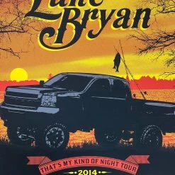 Sold Out Posters Luke Bryan - 2014 Poster That's My Kind Of Night Tour Gig Posters