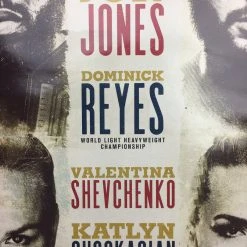 Sold Out Posters Boxing - 2020 Poster Jones Vs Reyes & Shevchenko Vs Chookagian