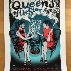 Queens Of The Stone Age - 2008 Justin Hampton Poster Calgary, CAN Calgary Stampe 12 Queens Of The Stone Age - 2008 Justin Hampton Poster Calgary, CAN Calgary Stampe
