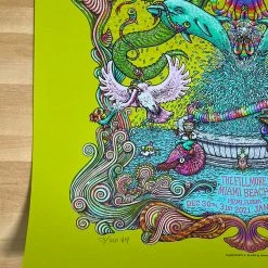 Umphrey's McGee - 2020/2021 Marq Spusta Poster Miami, FL 1st Green 13 Umphrey's McGee - 2020/2021 Marq Spusta Poster Miami, FL 1st Green