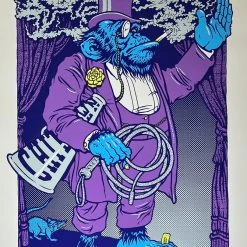 Gig Posters Pearl Jam - 2013 Ames Brothers Poster Purple Gorilla Monkey Wrigley Field 1st Ed