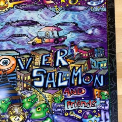 Colorado Leftover Salmon & Friends - 2009 Scramble Campbell Rizzi Poster Denver, CO Ogden Theatre 11 Colorado Leftover Salmon & Friends - 2009 Scramble Campbell Rizzi Poster Denver, CO Ogden Theatre