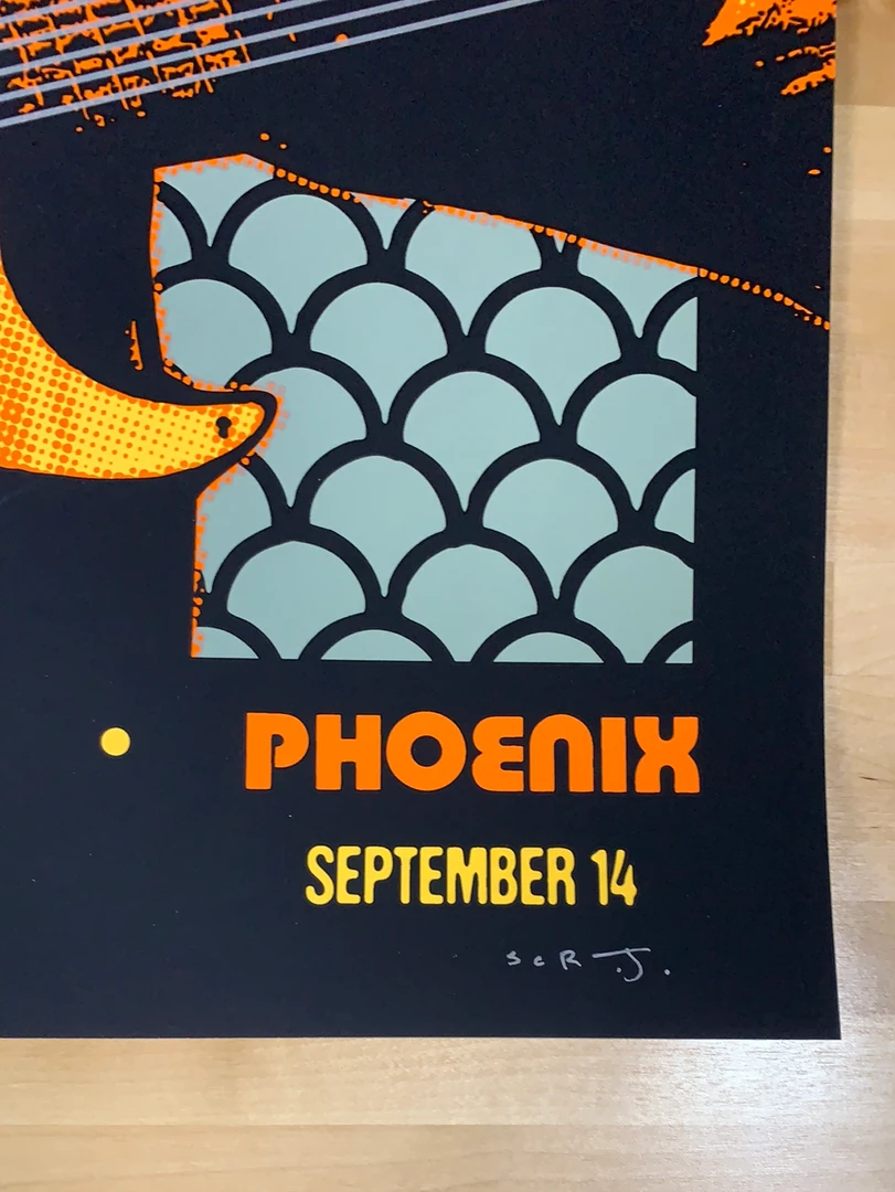 Eric Clapton - 2019 Scrojo Poster USA Tour Vegas, Phoenix, San Fran Gig Posters 7 Eric Clapton - 2019 Scrojo Poster USA Tour Vegas, Phoenix, San Fran Gig Posters