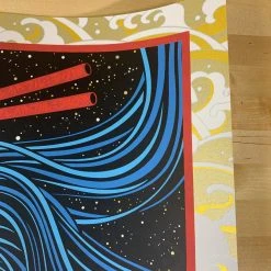 Grateful Dead - 2020 Todd Slater Poster Gold Foil Edition #1/150 12 Grateful Dead - 2020 Todd Slater Poster Gold Foil Edition #1/150